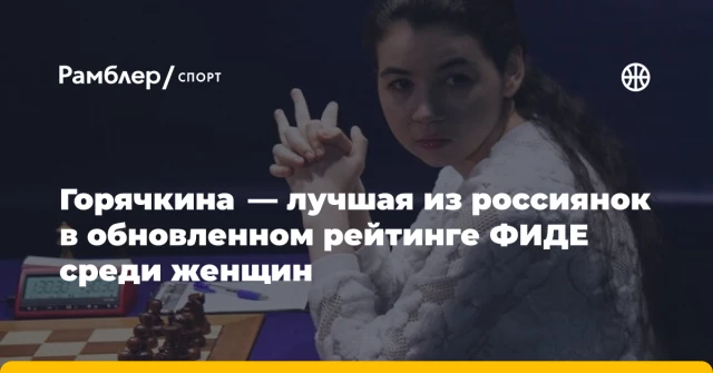 Горячкина — лучшая из россиянок в обновленном рейтинге ФИДЕ среди женщин Горячкина — лучшая из россиянок в обновленном рейтинге ФИДЕ среди женщин