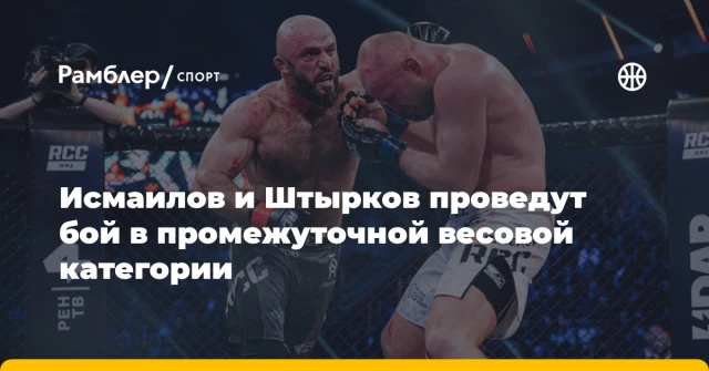 Исмаилов и Штырков проведут бой в промежуточной весовой категории Исмаилов и Штырков проведут бой в промежуточной весовой категории
