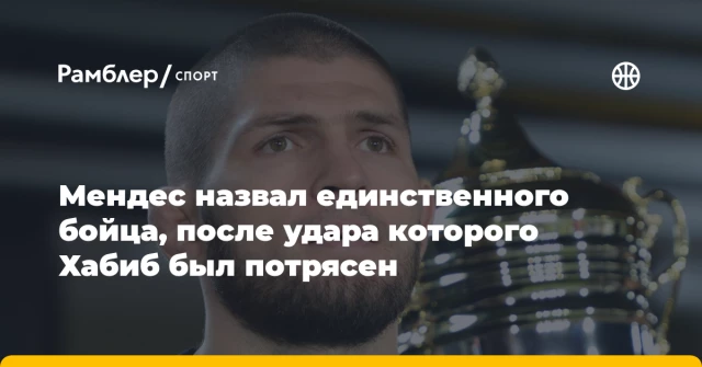 Мендес назвал единственного бойца, после удара которого Хабиб был потрясен Мендес назвал единственного бойца, после удара которого Хабиб был потрясен