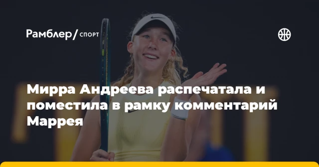 Мирра Андреева распечатала и поместила в рамку комментарий Маррея Мирра Андреева распечатала и поместила в рамку комментарий Маррея