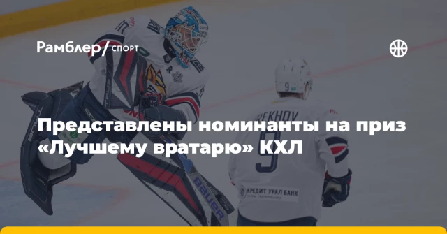 Представлены номинанты на приз «Лучшему вратарю» КХЛ Представлены номинанты на приз «Лучшему вратарю» КХЛ