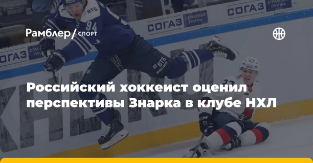 Российский хоккеист оценил перспективы Знарка в клубе НХЛ Российский хоккеист оценил перспективы Знарка в клубе НХЛ